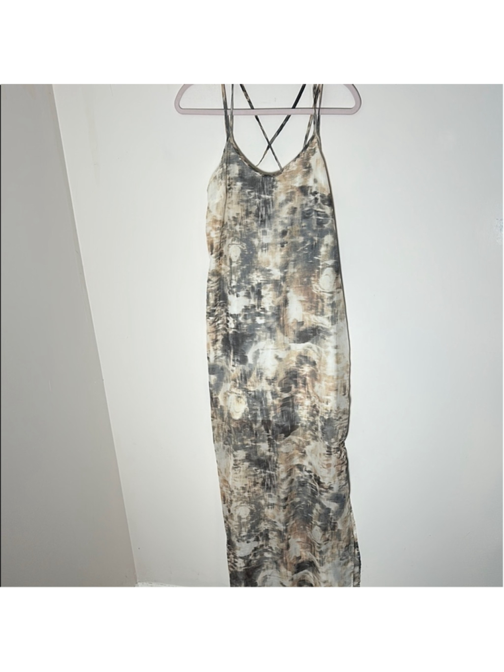 Bella Luxx Whisper Pea Maidstone Spaghetti Maxi Dress
